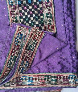 Heavy Gotta Patti Work Saree