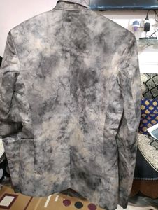 Marble Print Blazer For Men