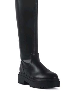 Black Knee-High Boots