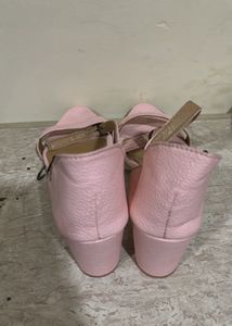 Chic Pink Block Heels