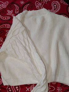 Cream Cable Knit Sweater