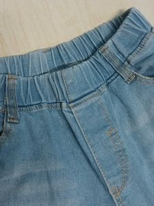 Light Wash Distressed Denim Jeans