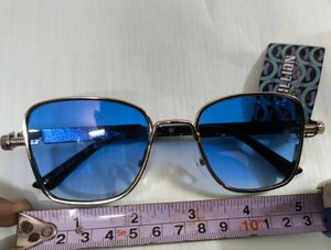 Metal Sunglasses🕶️ Squared Retro Sky Blue Aviator