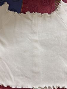 White Off-Shoulder Top