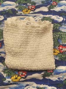 ONLY Cream Textured Smocked Top