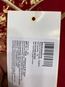 Maroon and Gold Kurti