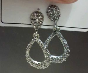 Sparkling Teardrop Dangle Earrings