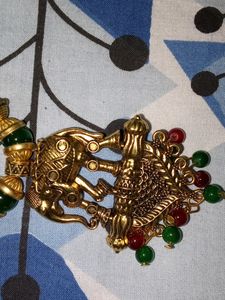 Traditional Indian Elephant Necklace Set
