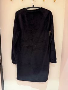 Black Velvet Dress Knee Length