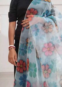 Floral Print Dupatta