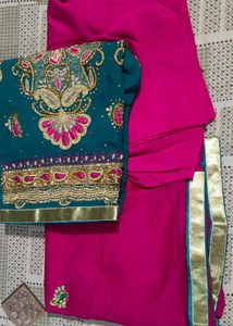 Full Embroidered Suit with Plain Salwar