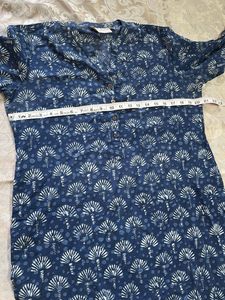 Blue Printed Kurta