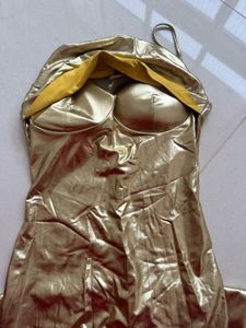 Glamorous Gold Metallic Dress