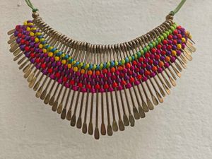 Boho Beaded Statement Necklace