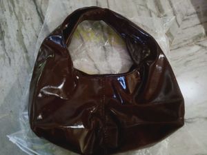 Chic choclate brown Leather Bag