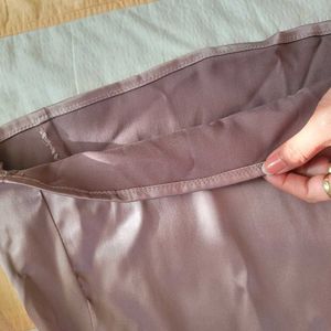 Mauve Sheer Sleeve Top