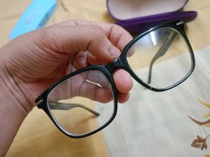 Stylish Black Eyeglasses with Case