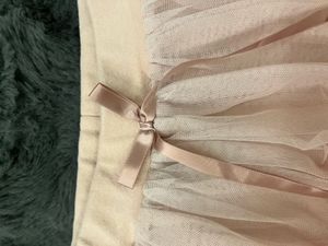 Cute Pink Tulle Skirt attached Legging
