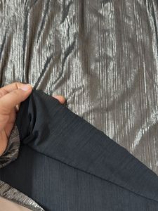 Metallic Pleated Skirt