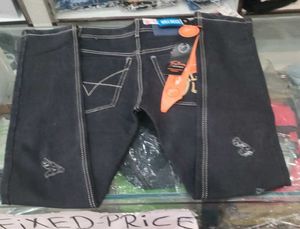 Distressed Black Jeans
