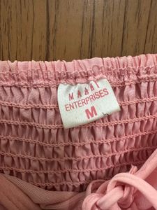 Pink Peplum Top