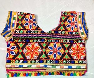 Beautiful traditional Gujarati style Ghagra Choli