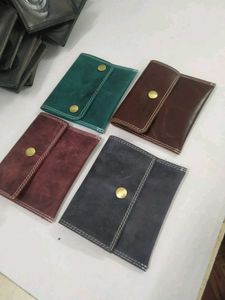Handcrafted Leather Snap Wallet