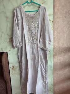 Elegant Embroidered Kurta