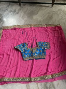 Beautiful  Saree with heavy sequenc