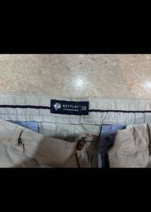 Men's Slim Fit Textured Trousers with shirt