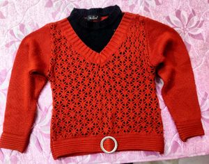 brown - Black Knit Sweater for girls