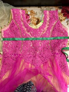 new Stunning Pink Ethnic Gown