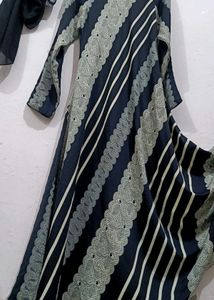 abaya printed 💙🩵