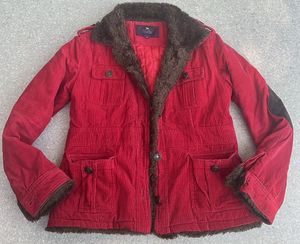 Red Corduroy Jacket(unisex)