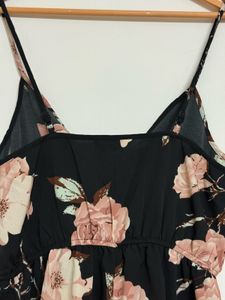 Floral Print Romper