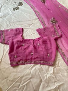 Zari work saree