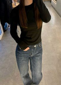 Classic Black Long Sleeve Top