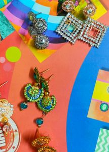 Combo of 6 Stunning Ethnic Earrings