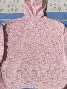 Cute Pink Bunny Hoodie