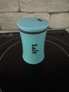 Teal Salt Dispenser