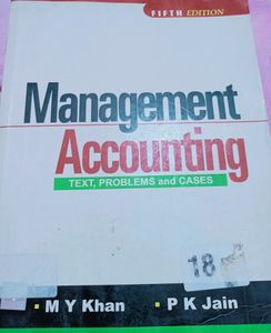 Management Accounting BBA First Year Firs Semester