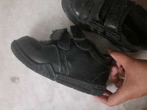 Black Velco School Shoes RexGola