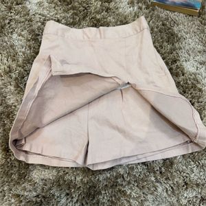 Blush Mini Skort with Slit