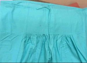 BrandNew Teal Blue CottonKurti+SkyBlueSalwar