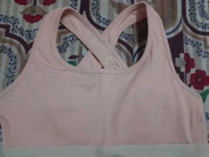 lightly padded Pink Sports Bra❤️