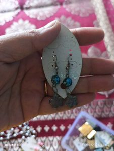 Sparkling Orange Fashion Earrings