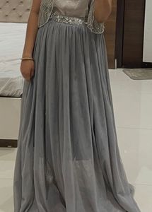 Elegant Sequined Waist Skirt