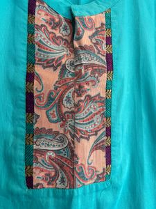 blue kurta s size