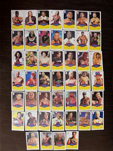 Vintage WWE Wrestling Trump Cards Set