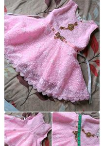 Adorable Pink Lace Dress